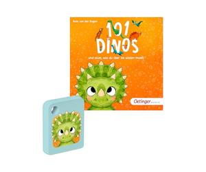 Galakto Jetons Audio : 101 créatures Fabuleuses - 101 Dinosaures et Tout ce Que Vous devez Savoir à Leur Sujet, Jeu Audio pour Enfants à partir de 4 Ans, Temps de Jeu, Environ 30 Minutes