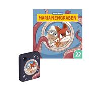 Galakto Jetons Audio - Autour du Monde avec Renard et Mouton - Pôle Sud et Fosse des Mariannes, Jeu Audio pour Enfants à partir de 3 Ans, Temps de Jeu d'environ 57 Minutes