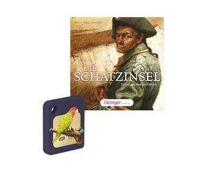 Galakto Jetons Audio : Classiques de la littérature Mondiale - L'île au trésor, Livre Audio pour Enfants à partir de 10 Ans, Temps de Jeu d'environ 307 Minutes