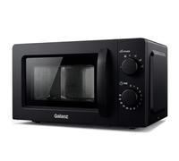 Galanz 20L Micro-ondes 700W, Micro-ondes Solo avec Bouton Rotatif Mécanique, 6 Niveaux, Micro-ondes avec Plateau Tournant en Verre et Fenêtre de Vision, Facile à Utiliser dans la Cuisine