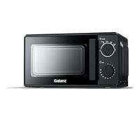 Galanz 20L Micro-Ondes Pose Libre avec Plateau Tournant-700 W-Noir | Four Micro-Ondes Solo, 6 Niveaux de Puissance dont une Fonction Décongélation, 2 Boutons Rotatifs, Facile à Utiliser