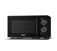Galanz 25L Micro-Ondes Pose Libre avec Plateau Tournant-900 W-Noir | Four Micro-Ondes Solo, 6 Niveaux de Puissance dont une Fonction Décongélation, 2 Boutons Rotatifs, Facile à Utiliser