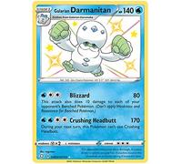 Galarian Darmanitan SV024/SV122 Shiny Rare Pokemon Card (Shining Fates) + TitanCards® Toploader