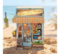 GalaSpark Puzzle 3D en Bois Bar à bière Miniature - Kit de Maison de poupée DIY avec lumières LED, décoration intérieure, Cadeau créatif pour Adultes et Adolescents (The Last Drop)