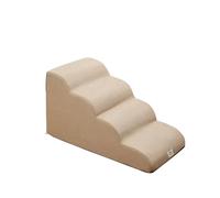 Galatée Échelle pour Animaux De Compagnie, Amovible Et Lavable, Échelle d'escalade Antidérapante, Éponge Haute Densité, Indéformable, Convient Aux Chats Et Aux Chiens(Kaki,Quatre Étages)