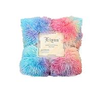 Galatée Élégant et Romantique Couverture Confortable Couleur Arc-en-Ciel à la Haute Qualité Moelleuse Couverture Polaire,160 * 200cm Plaid Peluche - Rainbow -B