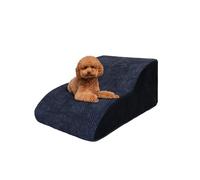 Galatée Escaliers pour Chiens, Marches pour Chiens en Mousse Haute Densité 2 Niveaux, Escaliers Antidérapants pour Chien pour Lit, Canapé, Rampe pour Chien avec Housse Amovible Et Lavable(Noir)