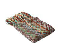 Galatée eté de canapé Couvertures tricotées Couverture à Franges Jeté de Lit à Chevrons Super Doux Couverture Jeté de Lit adaptées à Votre Maison Chambre à Coucher, canapé, Camping 130 * 230cm-rouge