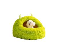 Galatée Lit pour Chat, Lit pour Chat d'Intérieur avec Coussin Amovible Et Lavable, Lit pour Animaux De Compagnie, Fond Antidérapant Et Résistant à l'eau, Lit pour Chien Durable(XXL, Vert)