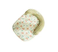 Galatée Panier pour Chat, Panier Chaud Et Confortable pour Chats Et Chiots, Canapé-Lit pour Animaux avec Oreiller, Canapé Moelleux pour Chat avec Polaire en Velours Côtelé(L, Vert)