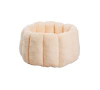 Galatée Panier pour Chien, Panier Rond pour Chats d'Intérieur, Nid Moelleux Et Lavable, Canapé pour Animaux en Peluche Super Doux, Coussin Mignon pour Chien(XL, Beige)