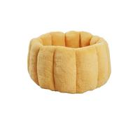 Galatée Panier pour Chien, Panier Rond pour Chats d'Intérieur, Nid Moelleux Et Lavable, Canapé pour Animaux en Peluche Super Doux, Coussin Mignon pour Chien(L, Marron Clair)