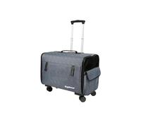 Galatée Poussette pour Animaux, Sac De Voyage pour Chien avec roulettes Amovibles, Sac pour Chat en Filet Respirant, Poussette pour Chien pour Les Voyages Et Les Activités De Plein Air(Bleu Denim)