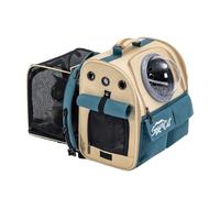 Galatée Sac à Dos Extensible pour Animaux De Compagnie, Sac à Dos pour Chat Et Chien Homologué pour Le Transport Aérien, pour Les Voyages, La Randonnée, Le Camping Et Les Activités De Plein Air(Kaki)