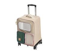 Galatée Sac à Dos pour Animaux De Compagnie, Fabriqué en Polyester Respirant Et Durable, Un Sac à Dos Polyvalent avec Bandoulière Et Poignées(Kaki,avec Tige De