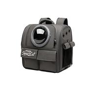 Galatée Sac à Dos pour Chat, Sac à Dos pour Animaux De Compagnie à Capsule Spatiale Ventilée, Transporteur De Sac à Dos De Voyage pour Petits Chiens(Gris)