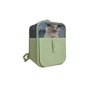 Galatée Sac à Dos pour Chat, Sac à Dos pour Animaux De Compagnie pour Chats Et Chiens, Conception Ventilée, Sac à Dos pour Chien pour Voyage, Randonnée, Utilisation en Extérieur(Vert)