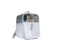 Galatée Sac à Dos pour Chat, Sac à Dos pour Animaux De Compagnie pour Chats Et Chiens, Conception Ventilée, Sac à Dos pour Chien pour Voyage, Randonnée, Utilisation en Extérieur(Gris)
