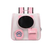 Galatée Sac à Dos pour Chien, Sac à Dos pour Animaux De Compagnie Approuvé par Les Compagnies Aériennes, Sac Respirant Adapté Aux Chatons Et Chiots Pesant Jusqu'à 6,5 Kg, Sac Pliable pour Chat(Rose)