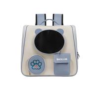Galatée Sac à Dos pour Chien, Sac à Dos pour Animaux De Compagnie Approuvé par Les Compagnies Aériennes, Sac Respirant Adapté Aux Chatons Et Chiots Pesant Jusqu'à 6,5 Kg, Sac Pliable pour Chat(Bleu)