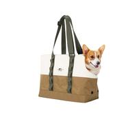 Galatée Sac De Transport pour Chien, Sac De Voyage pour Chien avec Laisse De Sécurité Réglable, Sac De Transport Pliable Et Étanche pour Animaux De Compagnie pour Chat Et Petit Chien(Brun)