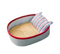 Galatée Tapis De Couchage Rafraîchissant pour Animaux De Compagnie, Tissu Oxford, Toutes Saisons, Lit Et Tapis Séparés, Tapis Antidérapant pour Chats Et Chiens(S,Bleu)