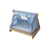 Galatée Tente pour Chat, Tipi Portable pour Animaux avec Coussin Amovible Et Lavable, Tente Lavable pour Chien, Lit pour Animaux De Compagnie pour Chats, Chiens Et Lapins(Bleu)