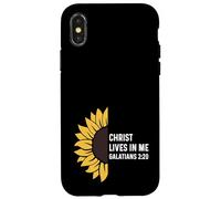 Galates 2:20 2 20 Dieu Jésus Christian Christ Lives Me Coque pour iPhone X/XS