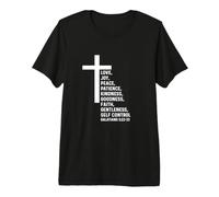 Galates 5:22 5 22 Dieu Jésus Chrétien Fruit Esprit Amour T-Shirt Haut de Gamme