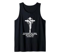 Galates 6 14 But God Forbid That I Should Glory Cross Débardeur