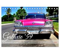 Galaxie '59 - Ein Spitzenmodell von Ford (Tischkalender 2026 DIN A5 quer), CALVENDO Monatskalender: Der US-Oldtimer Ford Galaxie aus dem Jahre 1959 in Kuba