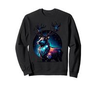 Galaxie Cerf Ciel étoilé Magie Sweatshirt