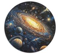 Galaxie Cosmique Puzzle 1000 Pièces pour Adultes Et Enfants Style Fantastique Puzzle De Qualité Supérieure Jeu Éducatif Challenge Toy Détente & Relaxation 1000pcs (67.5x67.5cm)