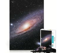 Galaxie d'Andromède dans l'espace profond Puzzle de 1000 pièces pour adolescents Jeu de construction cognitive Aucun espace Ajustement parfait Format compact Amusant pour des moments de jeu en famille