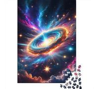 Galaxie Espace Nébuleuse Puzzle, 1000 Pièces Jeu Intérieur Adulte | 38x26cm Carton, Exercice Mental, Découpe Précise, Amateurs De Puzzles, Réduction Du Stress