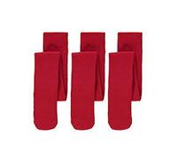 Galaxie Lot de 3 Collants pour Fille, Rouge, 13-14 Ans