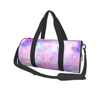 Galaxie Marbrée Rose Violet, Sac de Voyage de Grande capacité, Sac à Main Rond, Sac de Voyage de Sport, fourre-Tout, Sac de Fitness