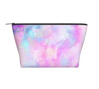 Galaxie Marbrée Rose Violet, Trousse de Toilette Trousse de Maquillage Sac à cosmétiques Trousse de Toilette de Voyage Portable