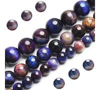Galaxie naturel Tiger Eye Beads Grade AAA Gemstone rond Perles en vrac 6 mm 60pcs Options de lot en vrac Semi Perles de pierre semi-precieuses po
