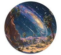 Galaxie Oasis Circulaire Puzzle Convient pour Adultes Et Enfants 1000 Pièces, Fun Défiant Unique Toy (67.5x67.5cm)
