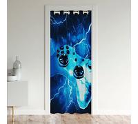Galaxie Poignée de Jeu Rideau Occultant Rideaux Luxe Bleu Jeux Rideau de Porte 86x203cm Vidéo Jeux Jeux Rideaux Interieur Salon Chambre Modern Jeux Controller Décoration Rideaux Exterieur d'entrée