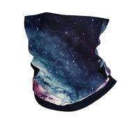 Galaxie Spatiale avec Télescope Chapeaux Demi-Visage Anti-UV Écharpe Demi-Visage Multifonctionnel Balaclava pour Moto Vélo Jogging 25X50Cm