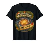 Galaxie Spatiale et Science-Fiction Amusante de Noël T-Shirt