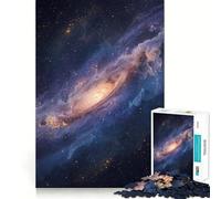 Galaxie spectaculaire dans l'espace Profond Puzzle de 1000 pièces pour Adultes et Adolescents Jeu de réflexion Découpe précise Cadeau de Noël 50x75cm