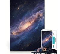 Galaxie spectaculaire dans l'espace Profond Puzzle de 1000 pièces pour Adultes Jeu de logique Solide Jeu de Groupe Bords Nets 38x52cm