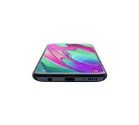 Samsung Galaxy A40 - 4G smartphone - double SIM - RAM 4 Go / Mémoire interne 64 Go - microSD slot - écran OEL - 5.9" - 2340 x 1080 pixels - 2x caméras arrière 16 MP, 5 MP - front camera 25 MP - noir Z