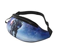 Galaxy Astronaut Fanny Pack pour Homme Femme Taille Sac réglable Ceinture décontracté Poitrine Sac Banane Sacs pour Voyage Sport Course randonnée Taille Packs