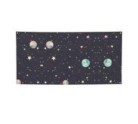 Galaxy.. Bannière de fête imprimée, bannière pour tous les événements, drapeaux lumineux pour anniversaire, Thanksgiving et plus encore