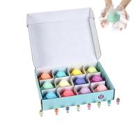 Galaxy Bath Bombs, Kids Toy Surprise, 10.24x5.91x2.24 Inches Balls with Scented Foam, Natural Baking Soda Sea Salt Mix, Colorful Fizz Space Design, Kids Birthday Bath Use