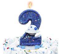 Galaxy Cake Candles - Space Birthday Candle Set, Blue Planet Cake Toppers | Système solaire fantaisiste Cake Topper Bougies, Fun Novelty Party Supplies for Kids and Adults, Friends and Family Cake Dec